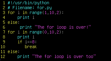 DebianLinux下的Python学习——控制流