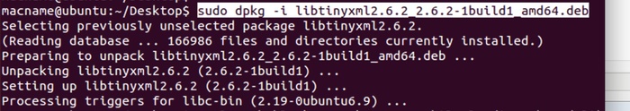ubuntu14.04,libtinyxml.so.2.6.2:cannotopensharedobjectfile:Nosuchfileordirectory