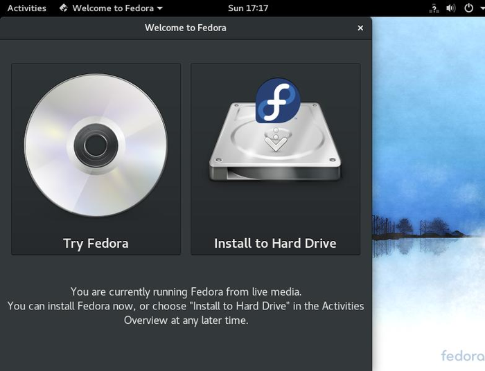 虚拟机VMware上安装Fedora