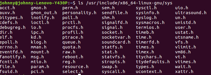[C++]Linux之头文件sys/types.h[/usr/include/sys]