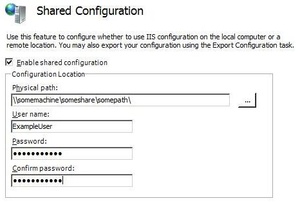 IISSharedConfiguration