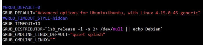 Ubuntu设置开机时启动的系统内核版本&安装低版本内核