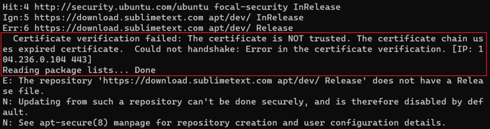 Ubuntu更新命令无法执行的，下一步该怎么办？