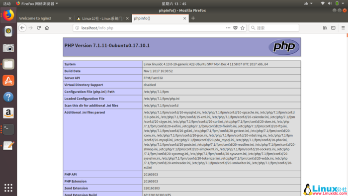 Ubuntu下安装LEMP环境实战