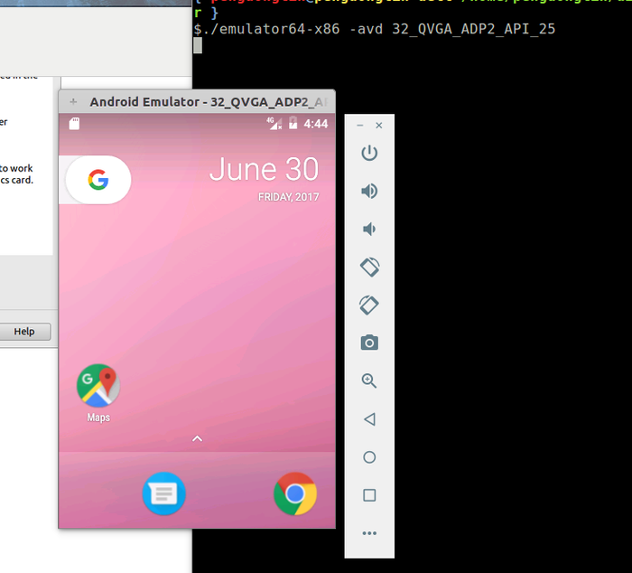 解决ubuntu上在androidstudio中启动emulator闪退的问题（1）