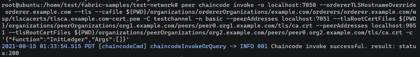 基于Debian搭建HyperledgerFabric2.4开发环境及运行简单案例